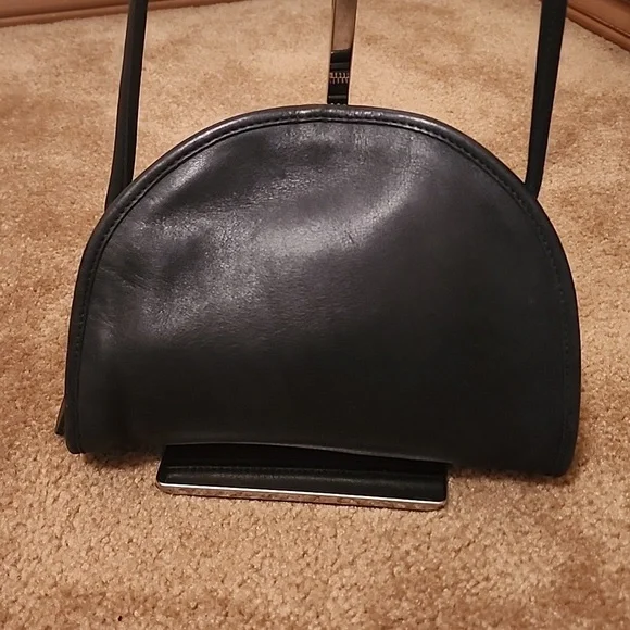 Coach Vintage Kimball Leather Half Moon Crossbody Bag - Picture 5 of 12